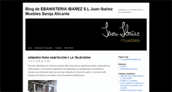 Desktop Screenshot of ebanisteriaibanez.com